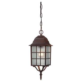 16" - 1 Light - 100W Max Old Bronze Finish Frosted Glass Nuvo Lighting