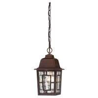 11" - 1 Light - 100W Max Old Bronze Finish Clear Water Glass Nuvo Lighting