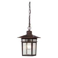 12" - 1 Light - 100W Max Old Bronze Finish Clear Seeded Glass Nuvo Lighting