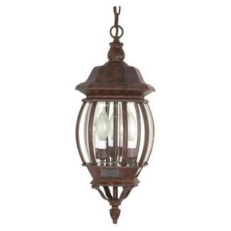 20" - 3 Light - 60W Max Old Bronze Finish Clear Beveled Glass Nuvo Lighting