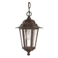 13" - 1 Light - 60W Max Old Bronze Finish Clear Seeded Glass Nuvo Lighting