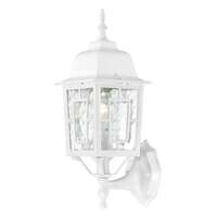 17" - 1 Light - 100W Max White Finish Clear Seed Glass Nuvo Lighting
