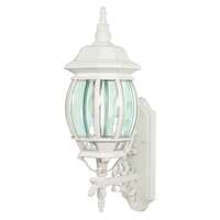 23" - 3 Light - 60W Max White Finish Clear Beveled Glass Nuvo Lighting