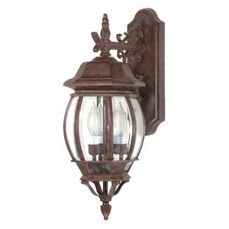23" - 3 Light - 60W Max Old Bronze Finish Clear Beveled Glass Nuvo Lighting