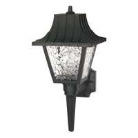 18" - 1 Light - 60W Max Black Finish Textured Acrylic Panels Nuvo Lighting