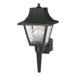 18" - 1 Light - 60W Max Black Finish Textured Acrylic Panels Nuvo Lighting