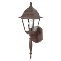 15" - 1 Light - 60W Max Rustic Bronze Finish Clear Seed Glass Nuvo Lighting