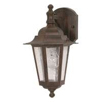 13" - 1 Light - 60W Max Old Bronze Finish Clear Seed Glass Nuvo Lighting