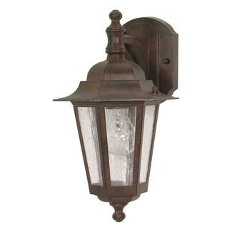 13" - 1 Light - 60W Max Old Bronze Finish Clear Seed Glass Nuvo Lighting