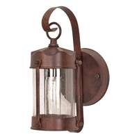 11" - 1 Light - 60W Max Old Bronze Finish Clear Seed Glass Nuvo Lighting