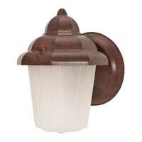 9" - 1 Light - 60W Max Old Bronze Finish Satin Frosted Glass Nuvo Lighting