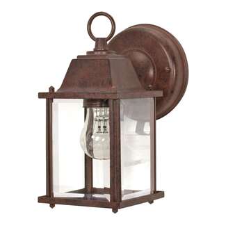 9" - 1 Light - 60W Max Old Bronze Finish Clear Beveled Glass Nuvo Lighting