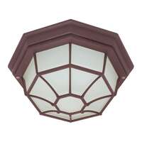 12" - 1 Light - 60W Max Old Bronze Finish Frosted Glass Nuvo Lighting