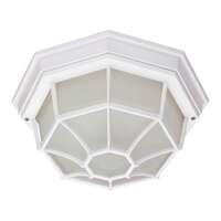 12" - 1 Light - 60W Max White Finish Frosted Glass Nuvo Lighting
