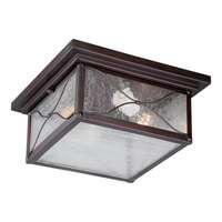 11" - 2 Light - 60W Max Classic Bronze Finish Clear Seed Glass Nuvo Lighting