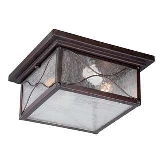 11" - 2 Light - 60W Max Classic Bronze Finish Clear Seed Glass Nuvo Lighting