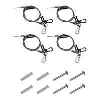 60 inch Suspension Kit For 8ft Strip Fixtures Nuvo Lighting