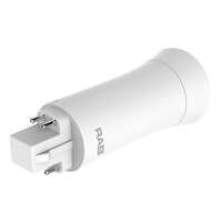 9 Watt - 1,050 Lumens 3500K - PLC LED Vertical - G24q Base Works on Ballast - Glass RAB Lighting