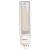 16 Watt - 1,850 Lumens 4000K - PLC LED Horizontal - G24q Base Works on Ballast - Glass RAB Lighting