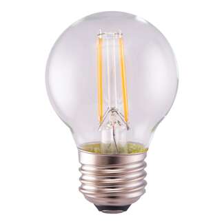 5.5 Watt - Medium Base 3000K - G16 Filament LED 83 CRI - Dimmable Satco Lighting