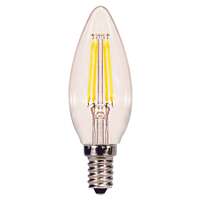 4.5 Watt - Candelabra Base 5000K - B11 Filament LED 84 CRI - Clear - Dimmable Satco Lighting