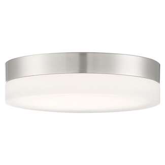 11" - LED - 3000K 25 Watt - 2,125 Lumens Brushed Nickel Finish Etched Glass Nuvo Lighting