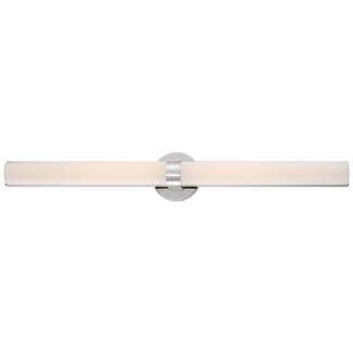 38" - LED - 3000K 36 Watt - 2,880 Lumens Polished Nickel Finish White Acrylic Lens Nuvo Lighting