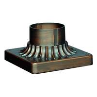 Classic Bronze Square Pier Mount Base