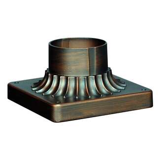Classic Bronze Square Pier Mount Base
