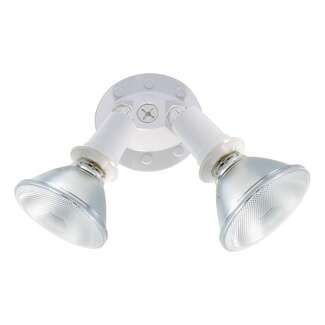 10" - 2 Light - 150W Max White Finish Adjustable Swivel Nuvo Lighting