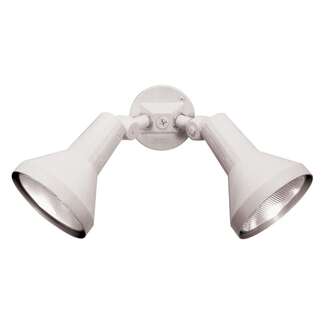 15" - 2 Light - 150W Max White Finish Adjustable Swivel Nuvo Lighting