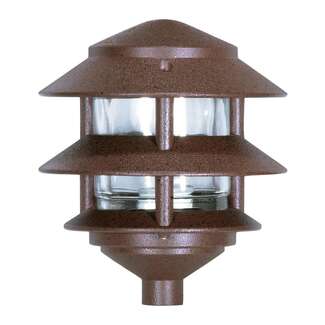 8" - 1 Light - 75W Max Two Louver - Small Hood Old Bronze Finish Nuvo Lighting