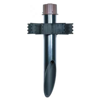 2" Diameter - 18" Long Old Bronze Cap PVC Mounting Post Stake Nuvo Lighting