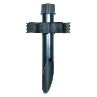 2" Diameter - 18" Long Dark Bronze Cap PVC Mounting Post Stake Nuvo Lighting
