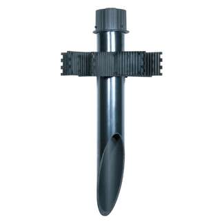 3" Diameter - 18" Long Dark Bronze Cap PVC Mounting Post Stake Nuvo Lighting