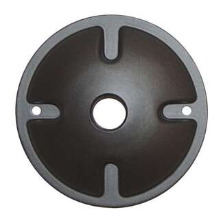 4.5" - 1 Light Dark Gray Finish Die Cast Mounting Plate Nuvo Lighting