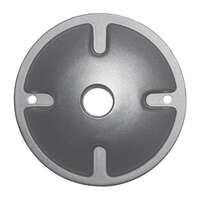 4.5" - 1 Light Light Gray Finish Die Cast Mounting Plate Nuvo Lighting