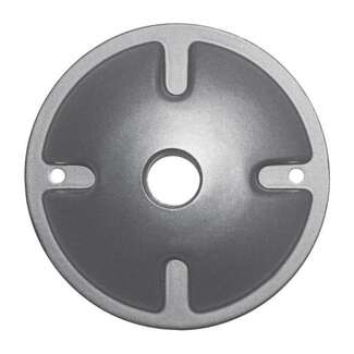4.5" - 1 Light Light Gray Finish Die Cast Mounting Plate Nuvo Lighting