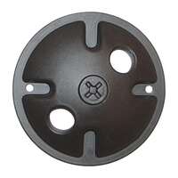 4.5" - 2 Light Dark Gray Finish Die Cast Mounting Plate Nuvo Lighting