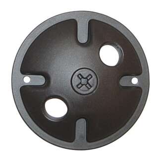4.5" - 2 Light Dark Gray Finish Die Cast Mounting Plate Nuvo Lighting