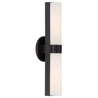17.5" - LED - 3000K 20 Watt - 1,580 Lumens Aged Bronze Finish White Acrylic Lens Nuvo Lighting