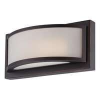 10" - LED - 3000K 10 Watt - 285 Lumens Georgetown Bronze Finish Frosted Glass Nuvo Lighting