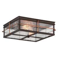 12" - 2 Light - 60W Max Bronze Finish Clear Seed Glass Nuvo Lighting