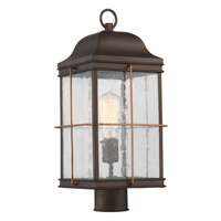 19" - 1 Light - 60W Max Bronze Finish Clear Seeded Glass Nuvo Lighting