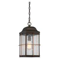 17" - 1 Light - 60W Max Bronze with Copper Finish Clear Seed Glass Nuvo Lighting