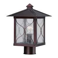13" - 1 Light - 100W Max Classic Bronze Finish Clear Seed Glass Nuvo Lighting