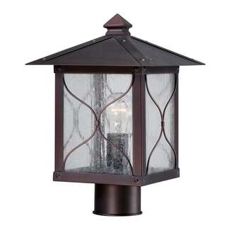 13" - 1 Light - 100W Max Classic Bronze Finish Clear Seed Glass Nuvo Lighting