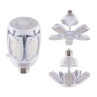 75W - 10,500 Lumens 5000K - Ex Mogul Base Damp Rated - Not Dimmable Multi-Beam LED - 100-277V Satco Lighting