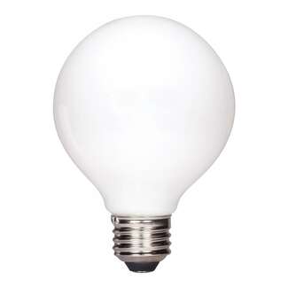 5.5 Watt - Medium Base 3000K - G25 Filament LED 90 CRI - Dimmable Satco Lighting