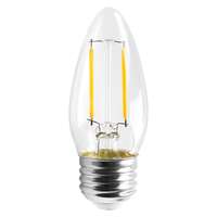4.3 Watt - Medium Base 3000K - B11 Filament LED 90 CRI - Clear - Dimmable Satco Lighting